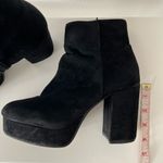 Day-Vine Black Suede Ankle Heeled Boots Photo 11