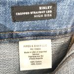 Veronica Beard  Womens Rinley High Rise Cropped Jeans Durango Blue Button Fly 28 Photo 5