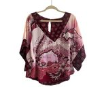 White House | Black Market ✨ Women's Tops Island Print Floral Kimono Sz S Blouse✨ Photo 5