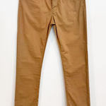 Theory Payden Cotton Stretch Button Fly Twill Pants Tan Office Business Size 0 Photo 0