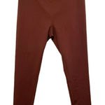 Reformation EcoStretch Leggings Size XL Brown Sienna Full Length High Waisted Photo 0