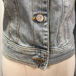 Hollister Vintage Y2K  Company Denim Trucker Jacket Light wash Stretch Juniors Sm Photo 7