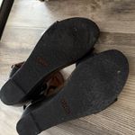 Taos Black Carousel Wedge Sandals with Silver Buttons Size 39 (Fits Like 8.5) Photo 3