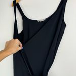 Everlane The Japanese GoWeave Wrap Midi Dress Sz 8 Black Photo 6