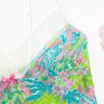 Lilly Pulitzer Hanky Panky X  Lace Slip Chemise Floral Multicolor Coastal Preppy Photo 7