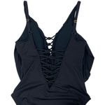 Bleu Rod Beattie Bleu by Rod Beattie NWT Lets Get Knotty Draped One-Piece Swimsuit 10 M Photo 4