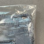 Faded Glory  Denim Cuffed Jean Shorts Womens 20W Light Wash Faded Distressed Y2K Photo 8