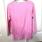Jones New York pink lace trim long sleeved shirt Photo 4