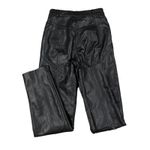 Wilfred  - Faux Leather High Waist Pants in Black Photo 3