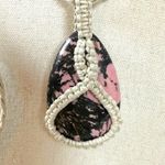 Free People  Vacation Pendant Necklace NWT Turtle Macrame Gemstone Bohemian Photo 6