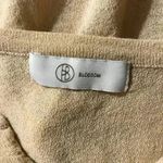 BLOSSOM H Lightweight Knit Cardigan Size SMALL Tan Photo 2