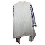 Lara Krude White Blue Striped Top Women's Sz. M Size M Photo 1