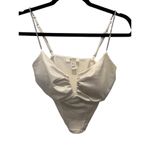 Privy  Women's White V-Neckline Sleeveless Tank Top Size Small Photo 1