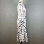 Young Fabulous and Broke Women Jillian Asymmetric Midi Dress S Small White Tie Dye Photo 6