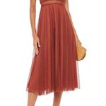 Sandro  Paris Cassy Ruffle-Trimmed Tulle Tea Sleeveless Midi Dress Photo 1