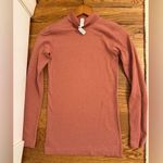 Lululemon Yin Vibes Turtleneck Copper Clay Long Sleeve Shirt Women's Size 6 Photo 5