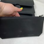 Senreve Black Leather Pebbled Convertible Belt Clutch Crossbody Bag Photo 10