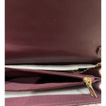 Badgley Mischka  Crossbody Bag Diamond Quilt Convertible Vegan Leather Plum Photo 6