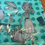 Makeup Bag Tote Aquamarine Blue Photo 8