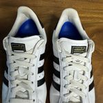 Adidas White & Black Retro Skateboarding Low-Top Leather Sneakers. SIZE 5 Photo 3
