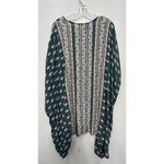 Angie  Womens Floral Kimono Size Small Open Front Cover Up Boho Layering Beachy Photo 2