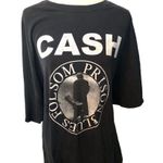 Cash Folsom County graphic black shirt sleeve tee Black Size 3X Photo 0