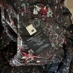 Isabel Marant Isabel Marant Etoile Okleya Gathered Jacquard Dress Black Floral Midi NWT 10 Photo 11