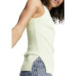 Topshop  Ribbed Knit Tank Green Photo 3