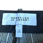 Derek Lam  10 Crosby Plaid Trouser Pants Crop Ankle Two Tone Button Hem Sz 8 Photo 6