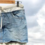 ZARA  Women’s Contrast Denim Mini Skirt Photo 3