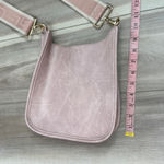 Ahdorned blush pink vegan leather crossbody messenger bag Photo 7