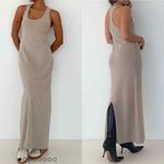 Rumored Cloud Nine Maxi Dress Taupe Minimalist Casual Size XS Photo 6