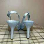 Coup D'etat leather classy‎ Blue Crocodile Women's Heels/Sandals Size 6 Photo 3