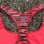 Victoria's Secret Victoria Secret Racerback Sports Bra​​ in Coral Striped, Size M​​​​​​​ Photo 2