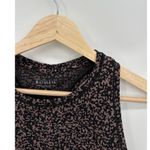 Athleta  Shanti Jacquard Crop Tank Top Women's Medium Black Brown Yoga Activewear Photo 4