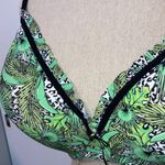Rene Rofe Pure Beauty Underwire Bra Green & Black Foliage Animal Print 44 DD Size undefined Photo 2