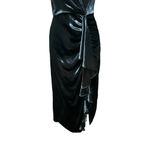 Ramy Brook  Juliana Dress‎ Black Velvet Ruffle Size 4 Photo 4