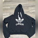 Adidas  womens cropped sweatshirt size large Photo 0