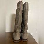 L.L.Bean  Suede Riding Boots Tall Taupe Size 8 Made In Canada Photo 4
