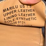 Tahari Textured Black Leather Loafers with Gold Accents Photo 5