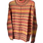 BeachLunchLounge sweater ombré striped cozy warm soft medium NEW Photo 2