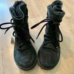 UGG Boot LODGE Water resistant Suede Black size 5 NWT Photo 1