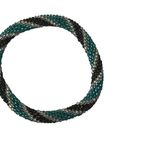 Sashka Bracelet Handmade Boho Chic Crochet Beaded Roll Photo 1