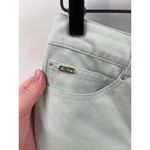 St. John Sport by Marie Gray Light Green Jeans Size 8 Photo 6