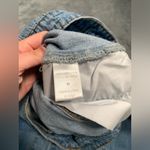 Miou muse long denim jean skirt medium Blue Photo 3