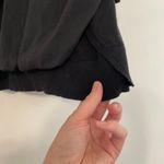 ALL SAINTS Taybar Sheer Cowl Knit Top Black Mixed Media 3/4 Sleeve M Photo 8