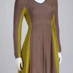 Jessica Simpson  Colorblock Sweater Dress in green size Large Photo 0