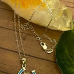 Lab Opal Sterling Silver Horse Pendant Necklace Silver Photo 0