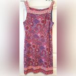 Stitch Fix Magnolia Grace Pink Dress Square Neckline Floral  Brand Size Small Photo 3