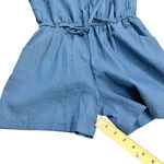 Coastal cowgirl western chic denim romper Blue Photo 6